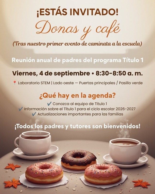 Donuts & Coffee Spanish