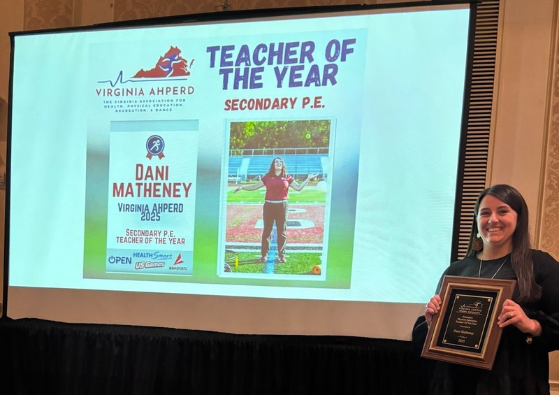 ERHS Physical Education Teacher Danielle Matheney