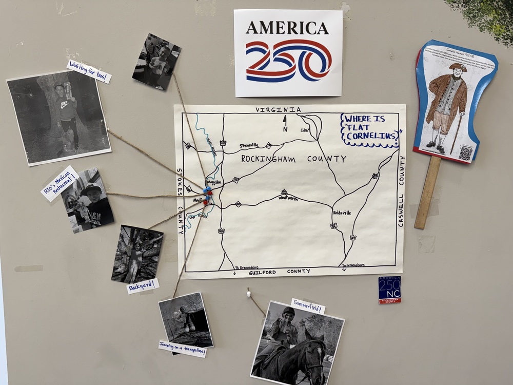 map of rockingham county celebrating America 250 project