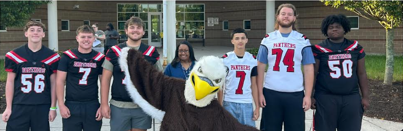 Eagle with Football Team