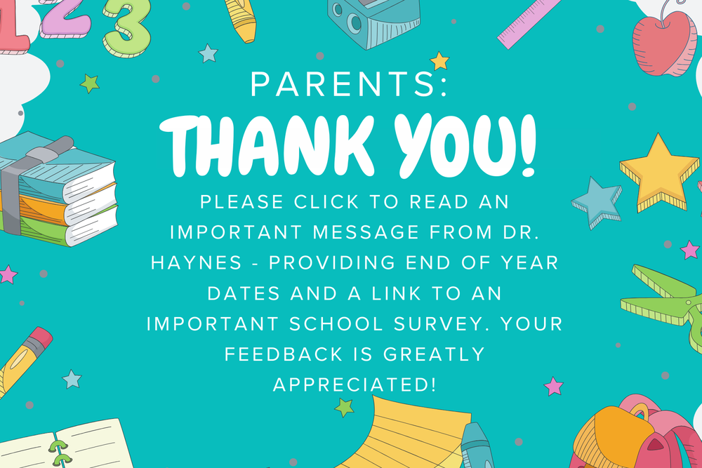 Parent Thank You Note