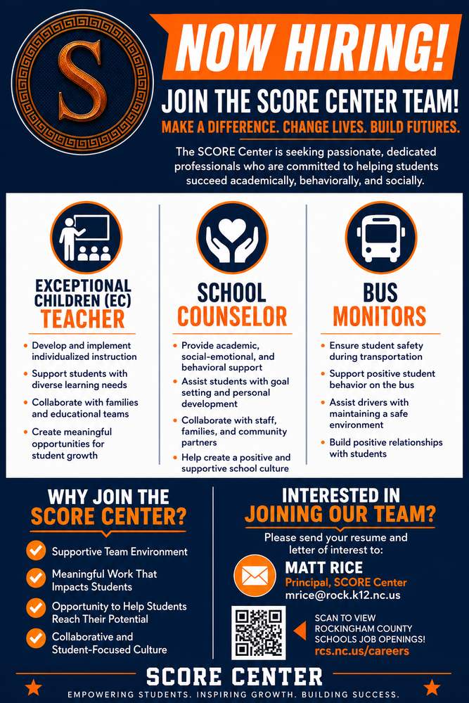Flyer with job descriptions