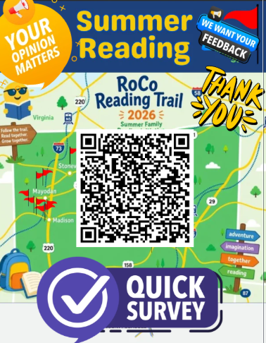 summer reading survey with qr code