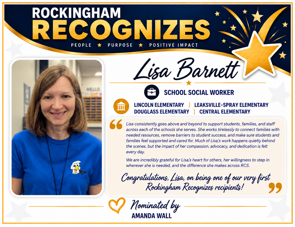 Photo of Rockingham Recognizes Recipient Lisa Barnett