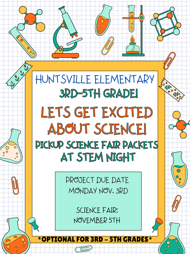 science fair flyer