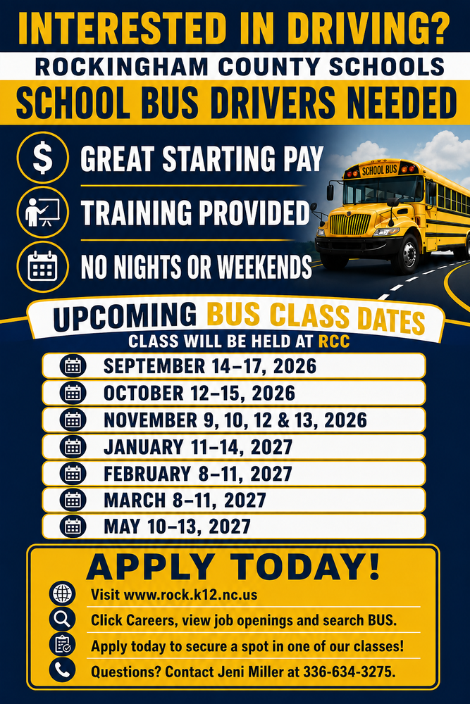 RCS Flyer for bus driver employment