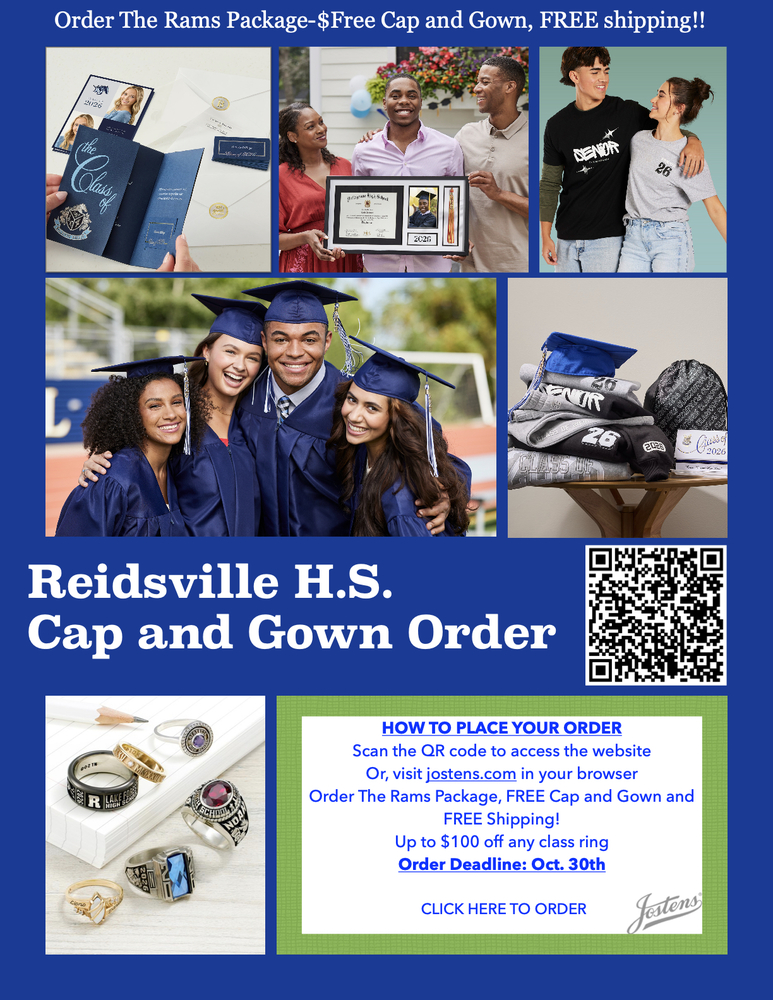 Reidsville HS Cap & Gown