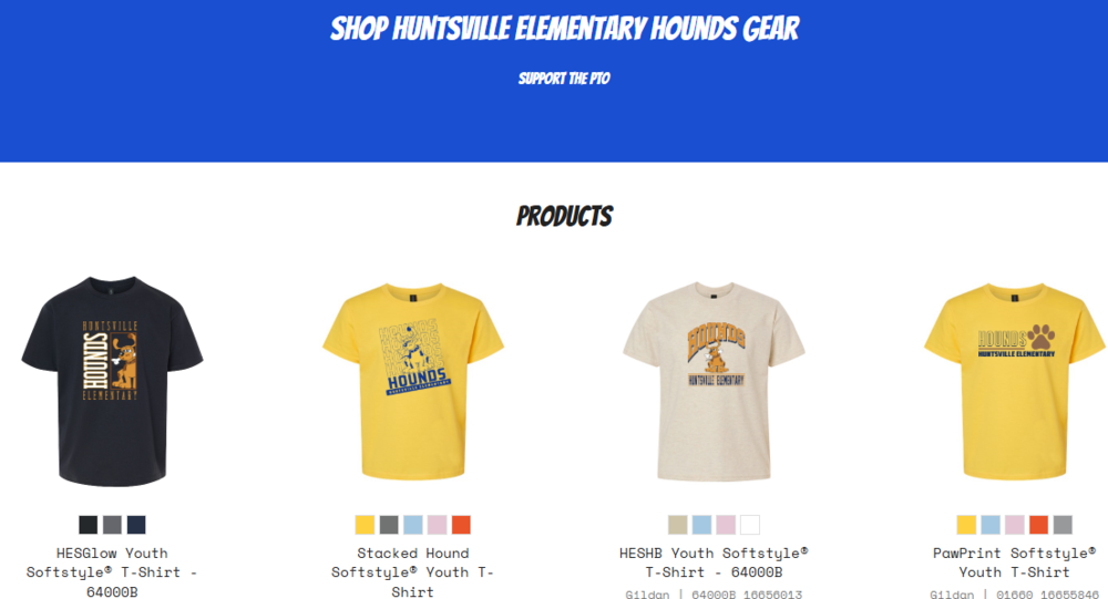shop huntsville elementary hounds gear