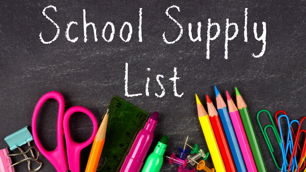supply list header