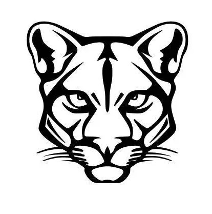Cougar mascot clip art