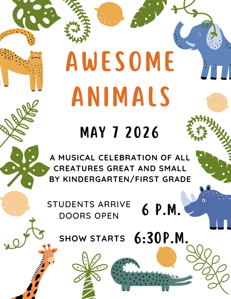 Flyer; May 7th at 6:30pm