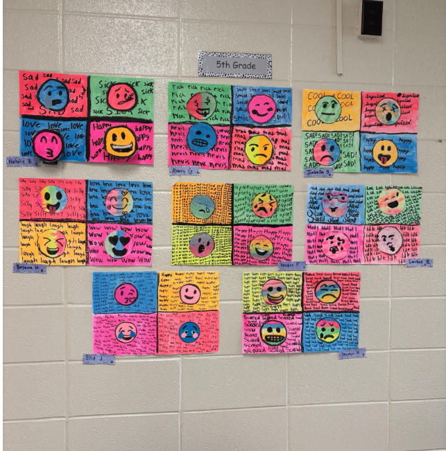 5th grade emoji art work