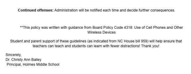RCS Phone Policy 2025-26 Page 2