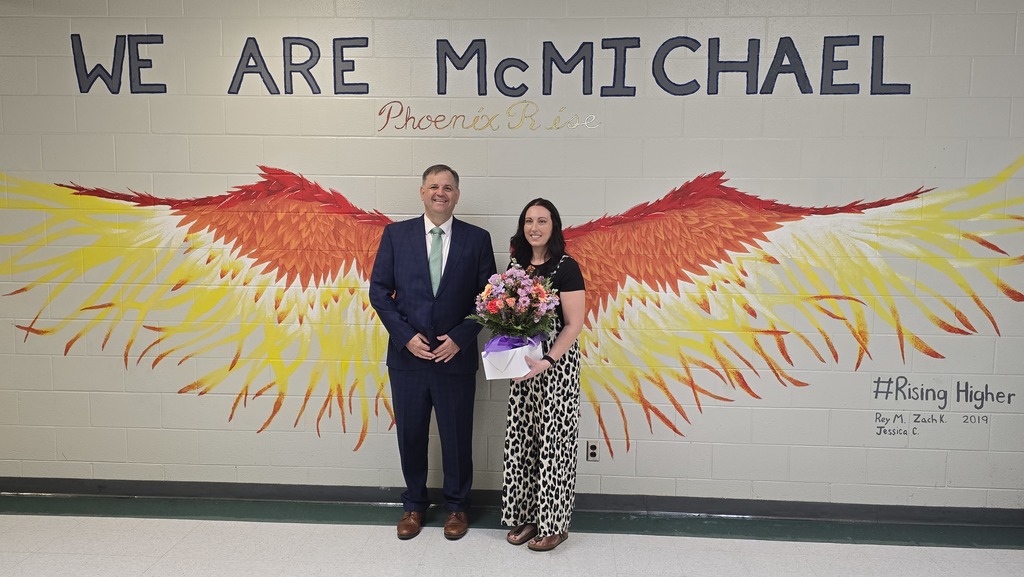 Dr. Stover and the Beginning Teacher of Excellence Mrs. Boothe