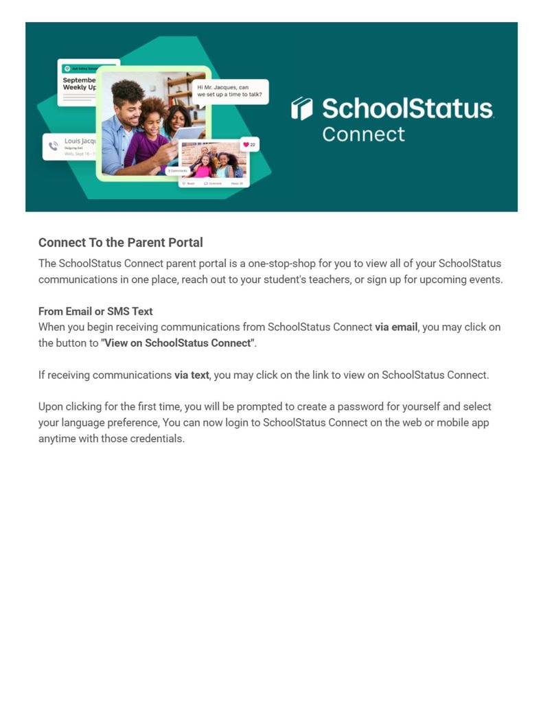 Once you receive a message, you can download the app