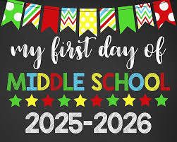 first day of middle school