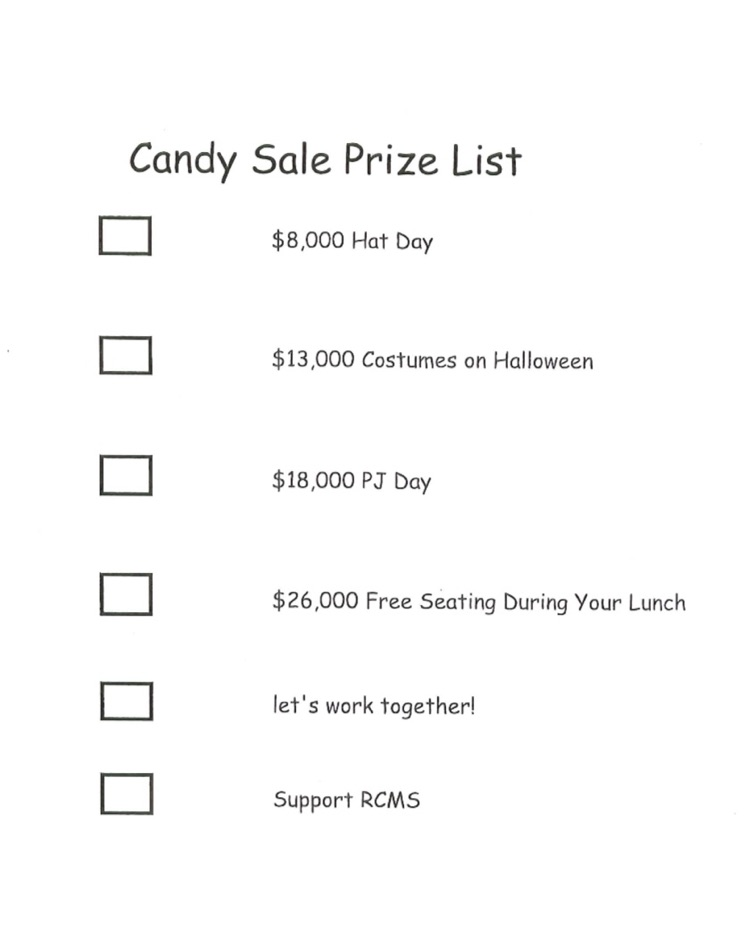 fundraiser group rewards 