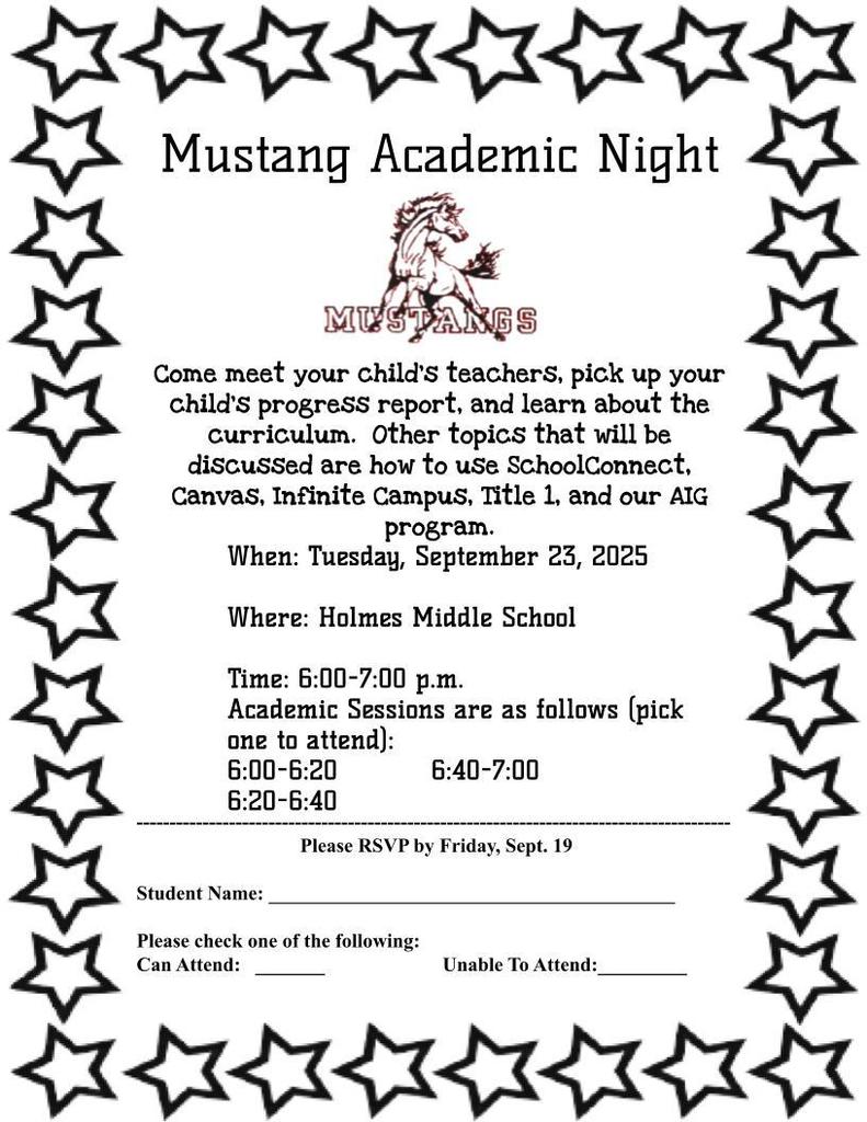 Title 1 night is September 23 fom 6-7pm