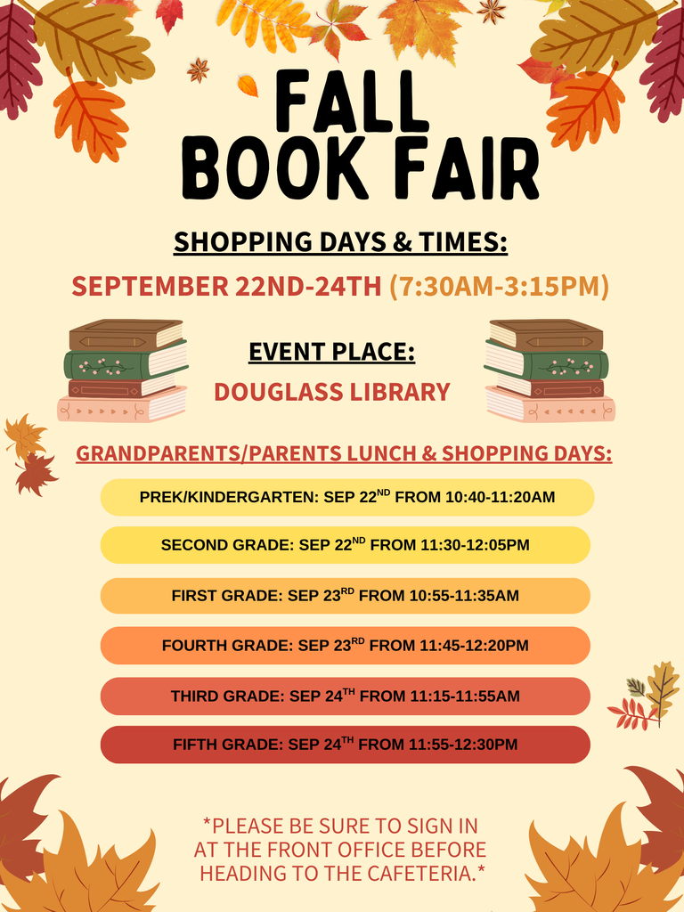 book fair flyer