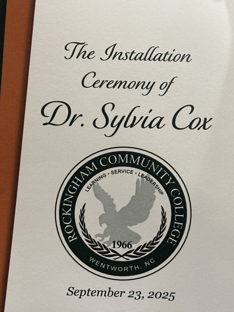The Installation Ceremony of Dr. Sylvia Cox as the new President of Rockingham Community College 