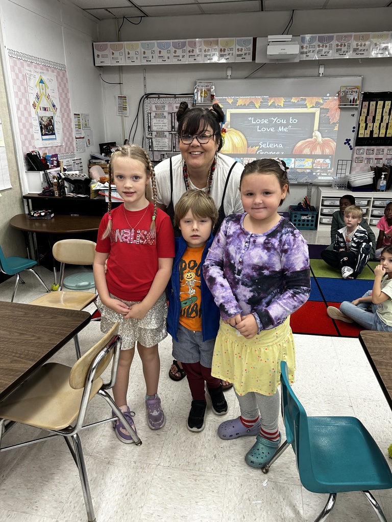 Collage showing students and staff dressed up and participating in Wacky Tacky Day