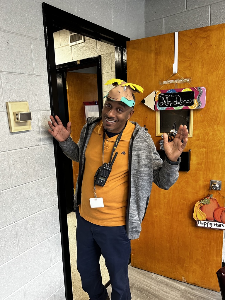 Collage showing students and staff dressed up and participating in Wacky Tacky Day
