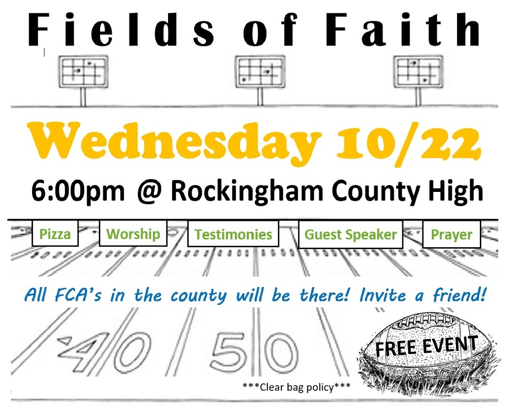 Fields of faith this wednesay at rchs