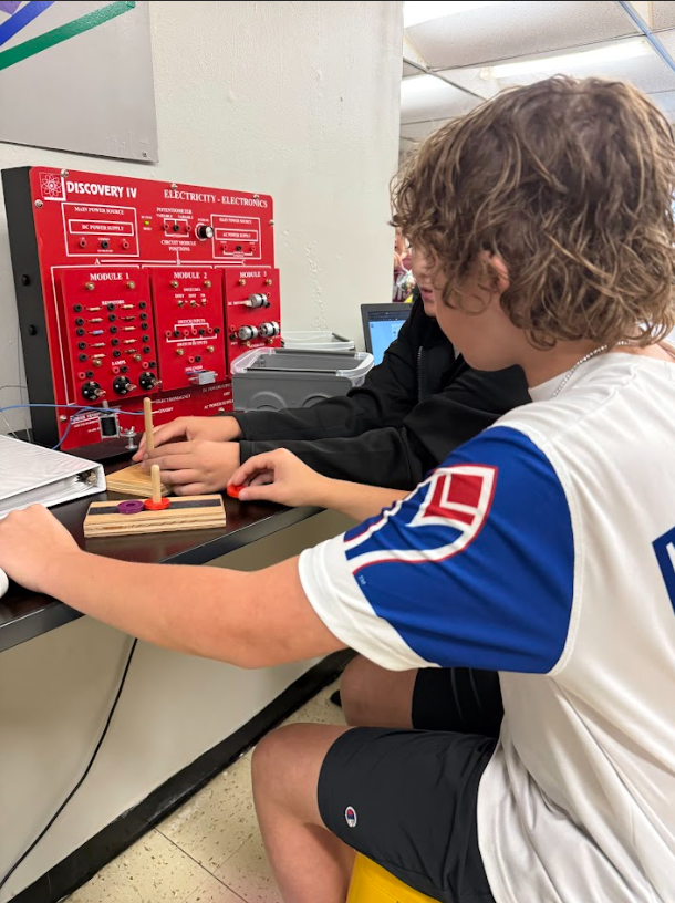 learning about magnetism in electricity & electronics