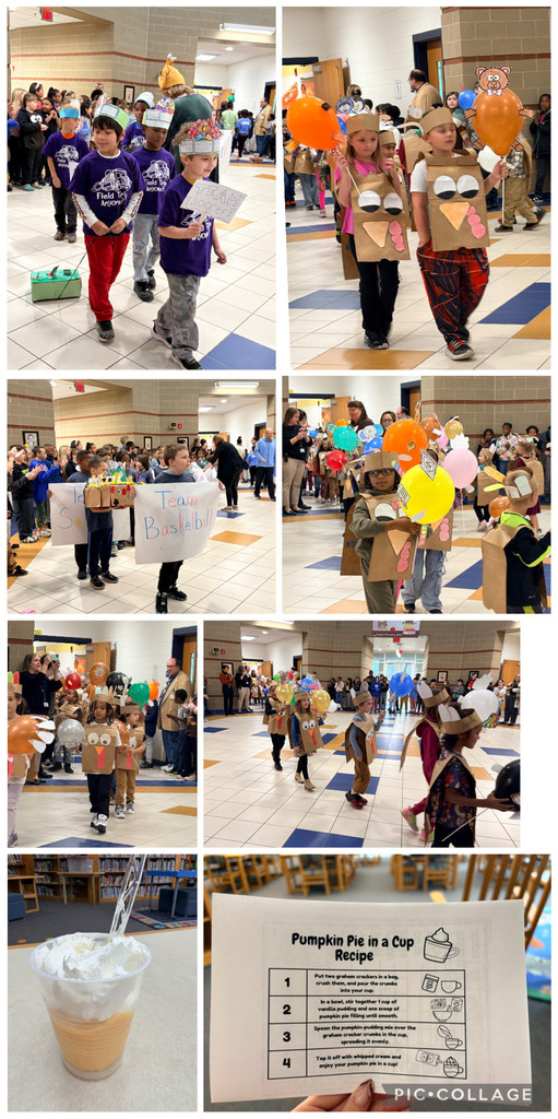 K-1 Thanksgiving Day Parade photos & Pumpkin Pie in a Cup recipe!