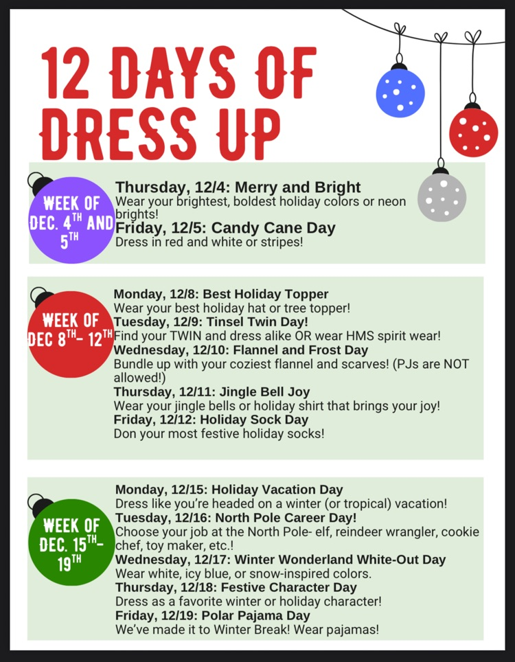 12 days of dress up!