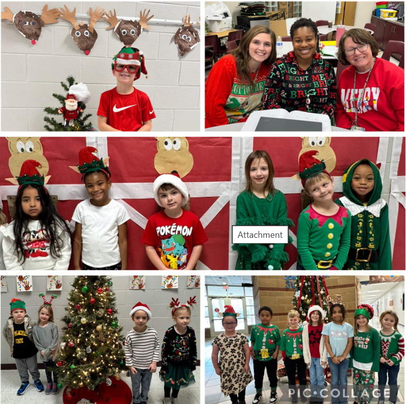 Elf day/Twin Day collage