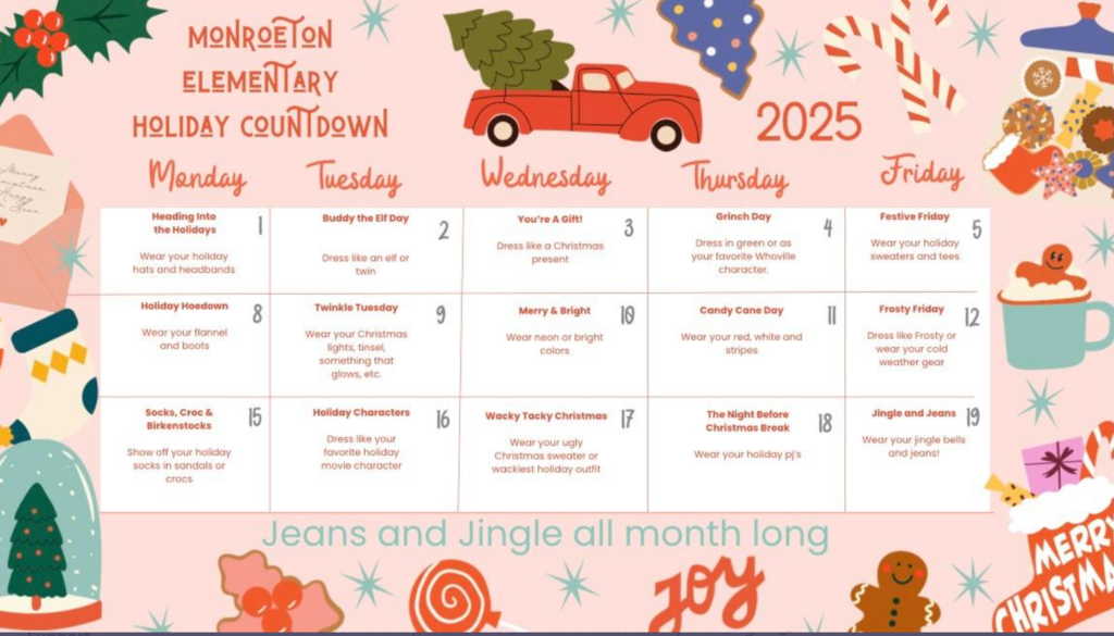 Holiday Countdown Calendar