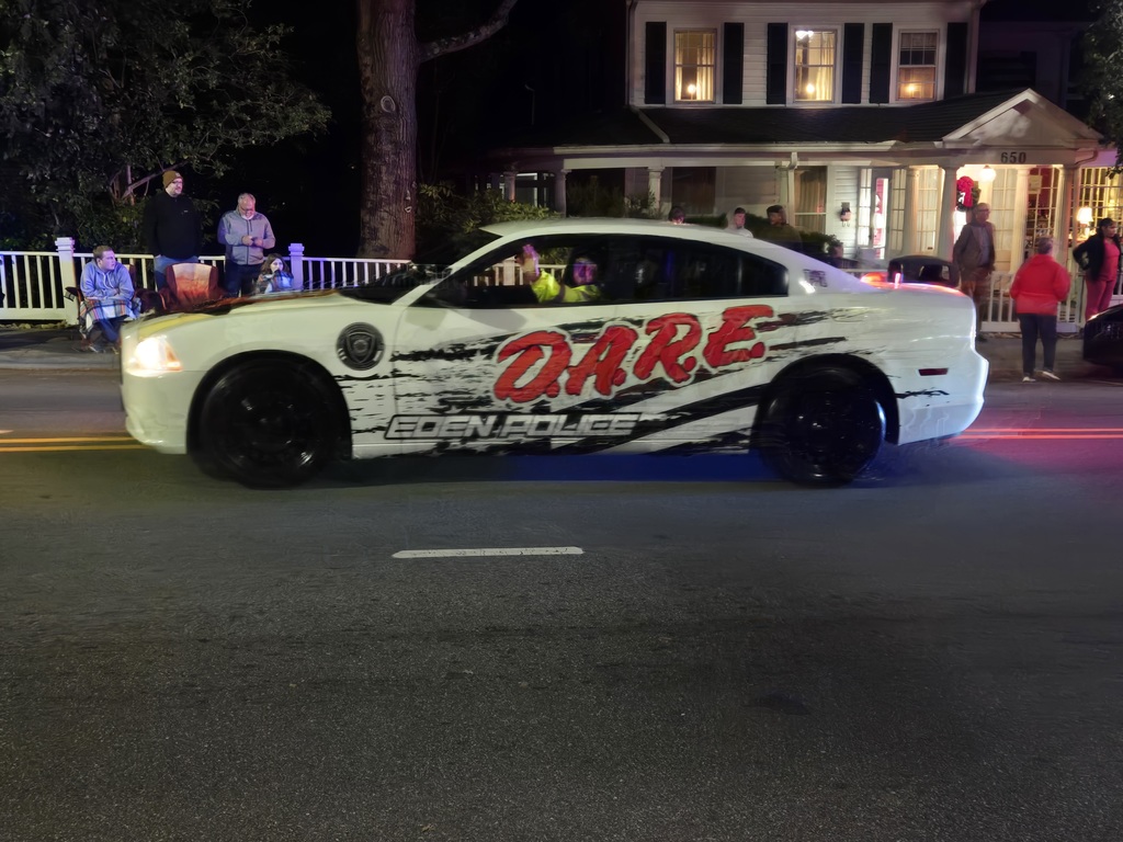 Jay Parker in the DARE car