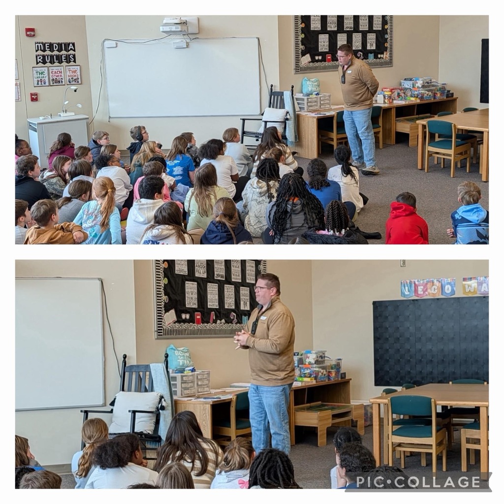 Great job, 5th grade! Students did an awesome job listening and learning about different types of weather with Mr. Daniel Crews from Fox 8 News. ❄️🌨️🥶 #gallopingintogreatness