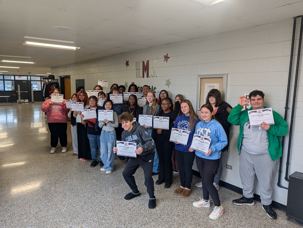 8th Grade Mustangs of the Month