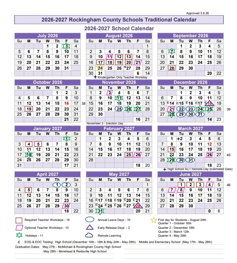 Traditional Calendar