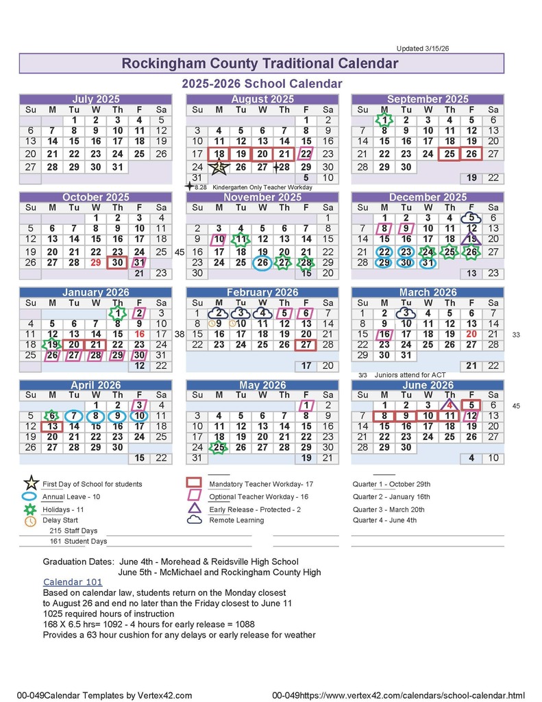 Traditional Calendar