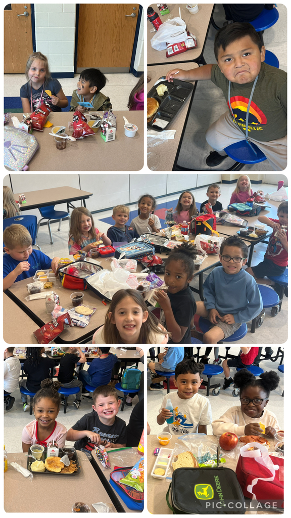 Douglass students eating lunch for Every Kid Healthy Week!
