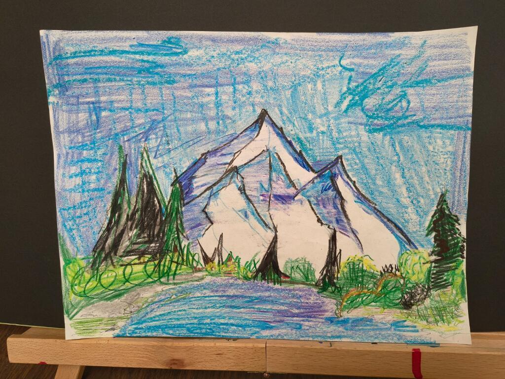 student art mountains