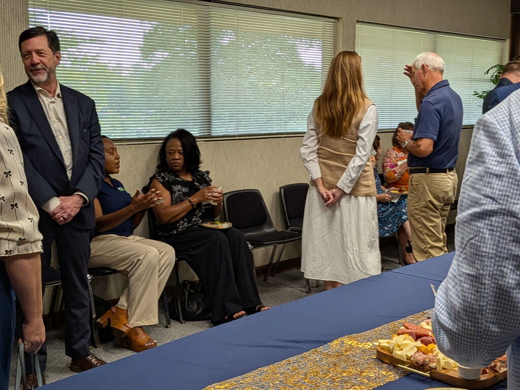 Guests attending RCS Central Office reception for new Superintendent Dr. Charles Perkins