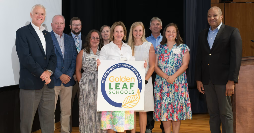Rock Middle School Improvement team with our State Superintendent 
