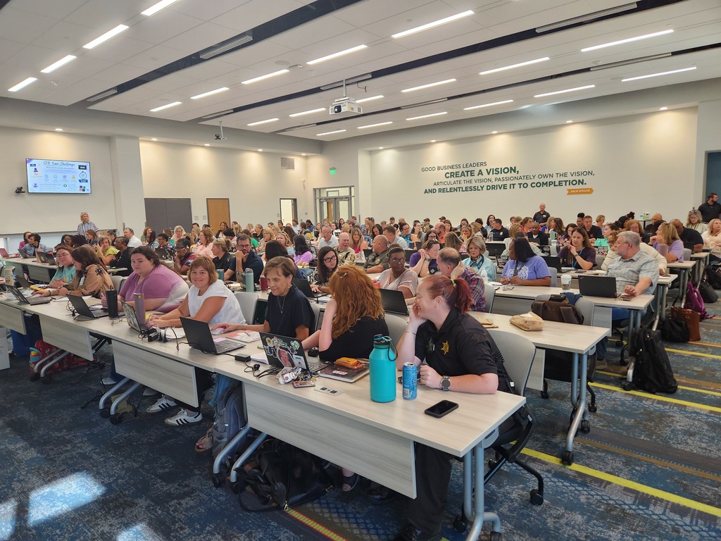 RCS administrators, leadership, and law enforcement gathered for the 2026-27 school year Safety Summit at Rockingham Community College Thursday, August 6th.
