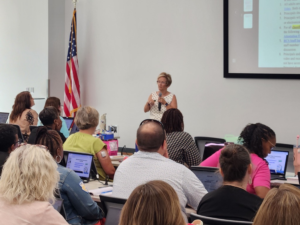 RCS administrators, leadership, and law enforcement gathered for the 2026-27 school year Safety Summit at Rockingham Community College Thursday, August 6th.