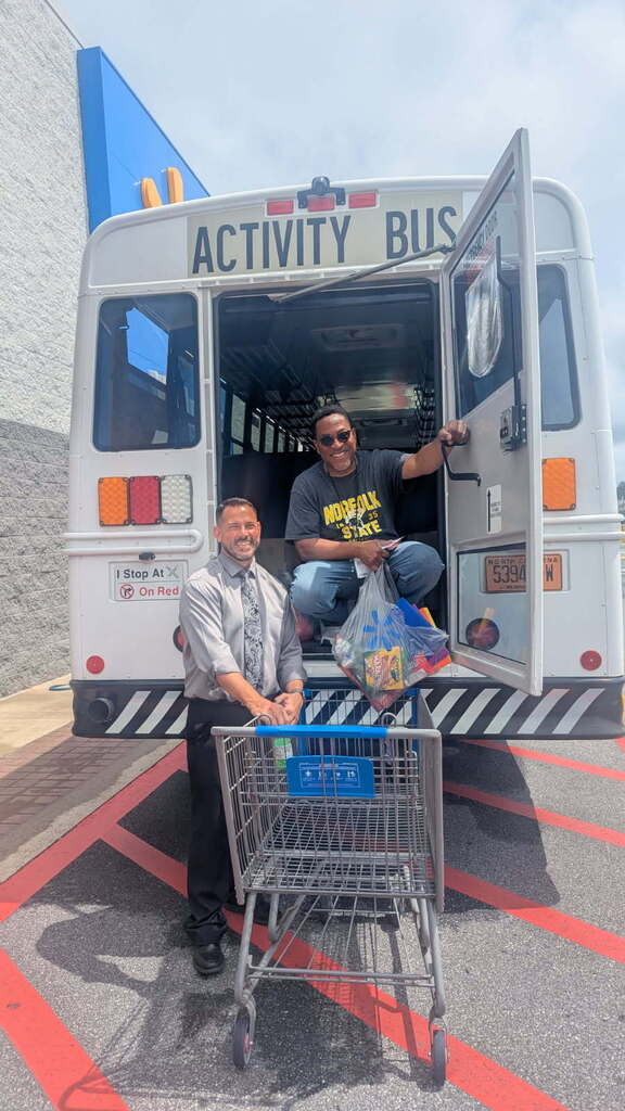 Operations staff at the Mayodan Walmart Stuff-the-Bus event