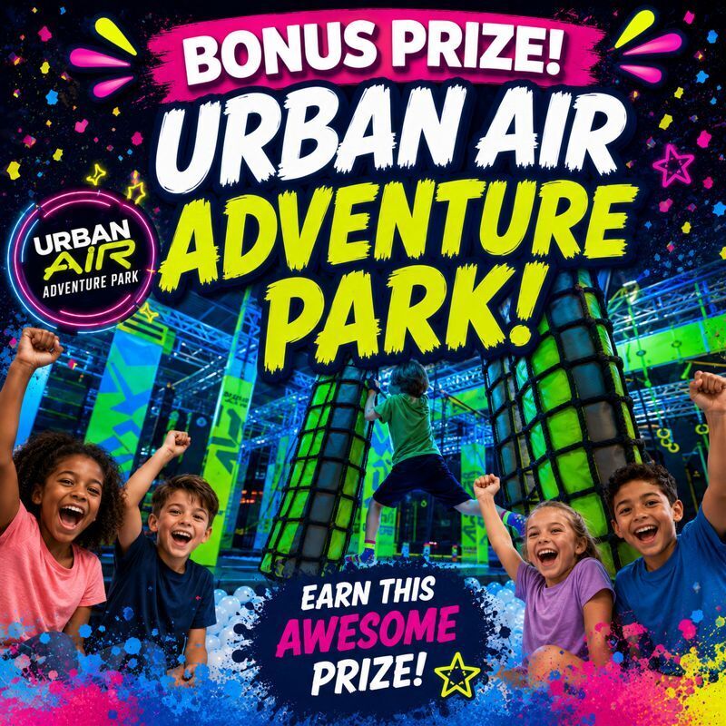 bonus prize - urban air adventure park flyer