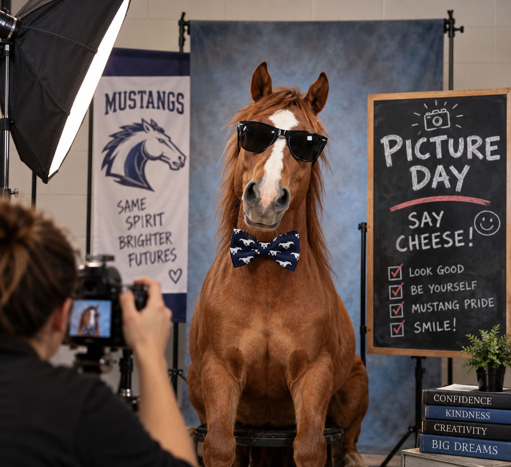 Picture Day Mustang
