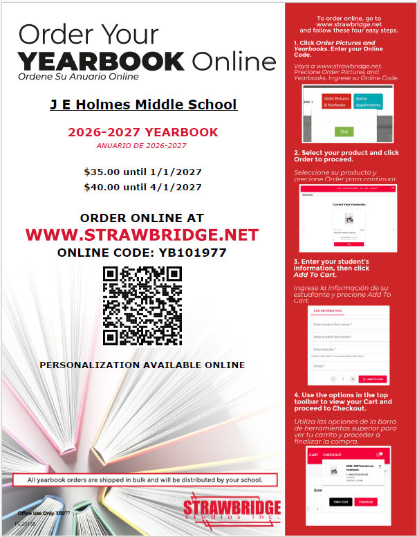 Yearbook Flyer