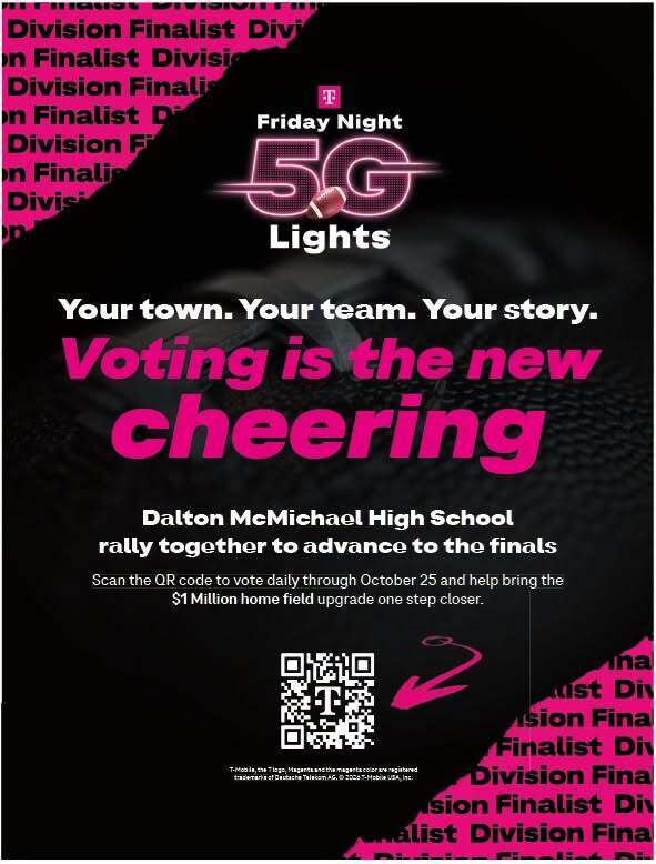 Voting is the new cheering--DMHS T-Mobile Friday Night Lights Contest