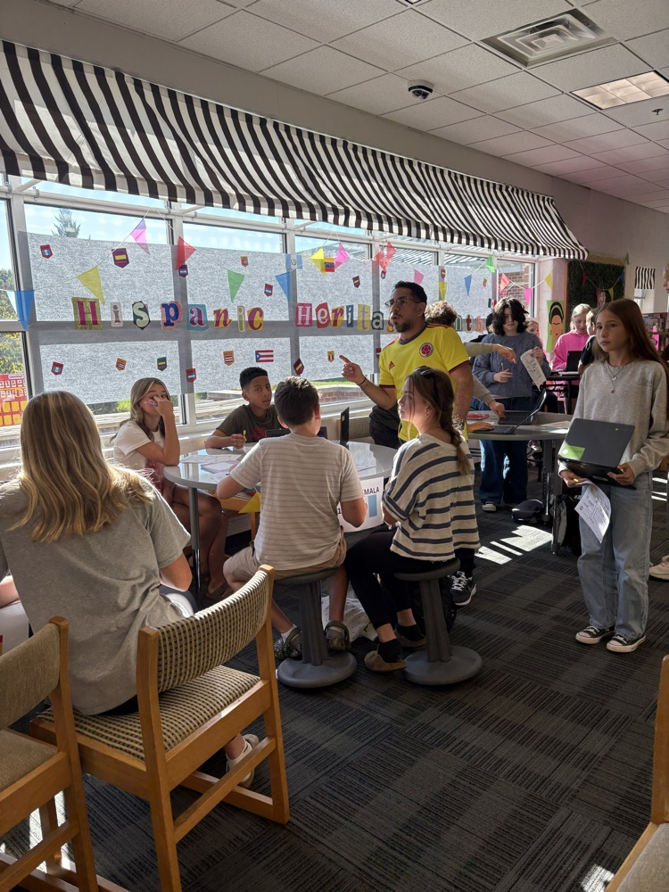 students at stations