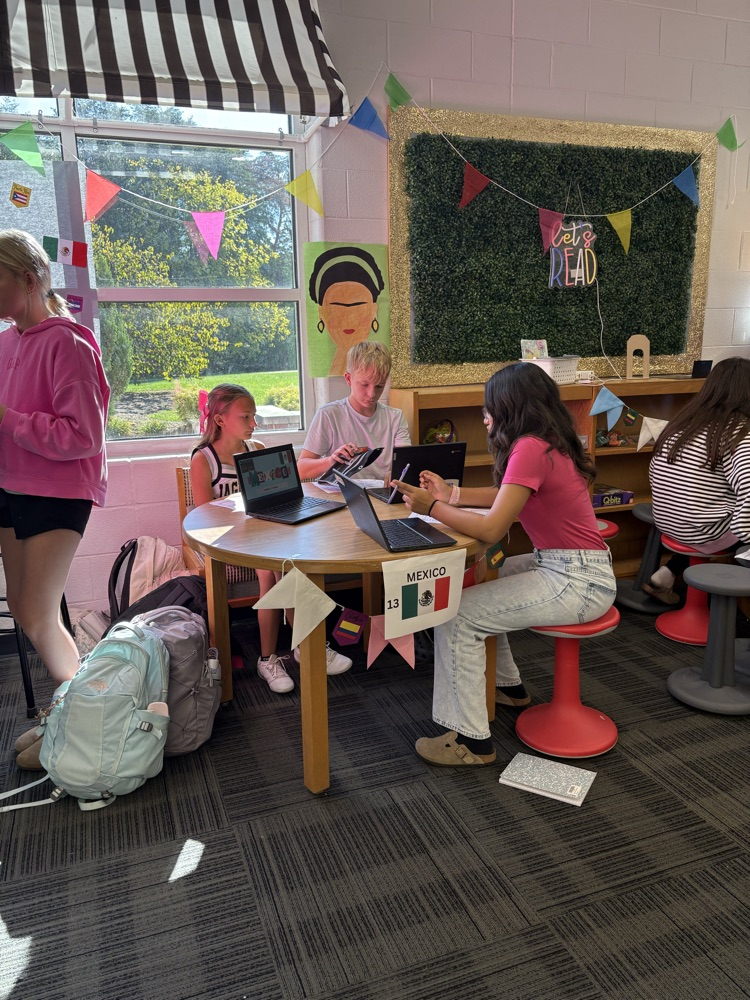 students at stations